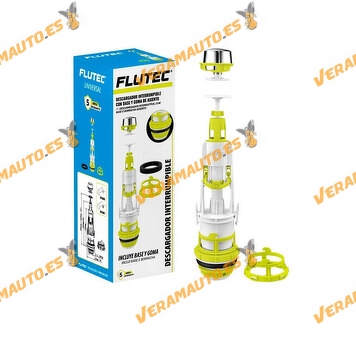 Descargador Con Pulsador Universal | Silencioso | Interrumpible | Flutec