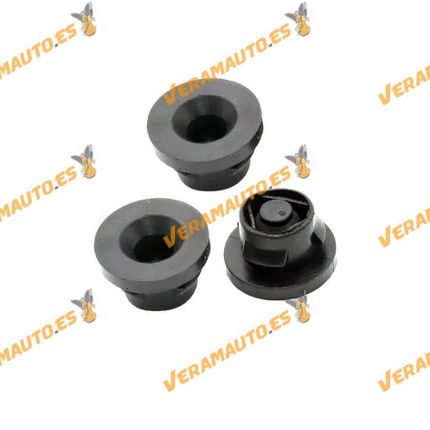 Set de 3 Soportes Fijación Caja Filtro de Aire PSA | Motores 1.6 HDi Tipo DV6 9H | Taco de Goma Amortiguación | OE 1422A3
