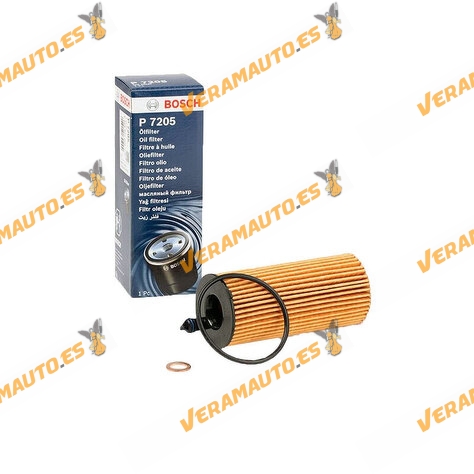 Oil Filter BOSCH P7205 | F 026 407 205 | F 026 407 205 | F 026407205 | BMW | OE 11428575211