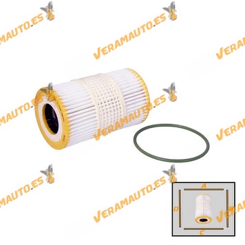 Filtro Aceite COOPERSFIAAM FA6820ECO Audi A4 | A5 | A6 | A7 | A8 | Q7 | Motores 3.0 TFSI S4 quattro S5 quattro | 06E115562B