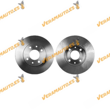 Kit 2 Discos de Freno ABAKUS 231-03-020 | Eje Trasero | ALFA ROMEO | FIAT | ABARTH | LANCIA | FORD | OE BS511125AA