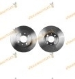 Kit 2 Discos de Freno ABAKUS 231-03-020 | Eje Trasero | ALFA ROMEO | FIAT | ABARTH | LANCIA | FORD | OE BS511125AA