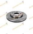 Kit 2 Discos de Freno ABAKUS 231-03-024 | Eje Delantero | Renault Megane Scenic Laguna III | Dacia | Nissan | 8660001232