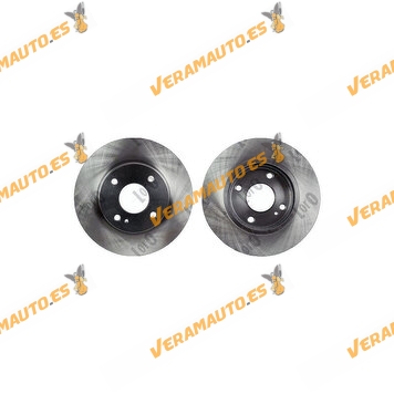 Kit 2 Brake Discs ABAKUS 231-03-045 FORD Fiesta VI from 2008 to 2017 | Front Axle | OE 8V511125AD | 1679853 | 1546835