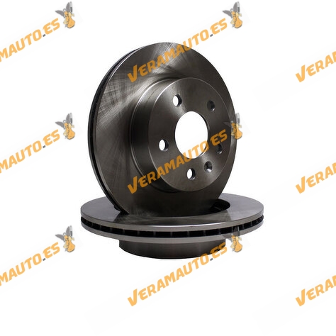 Kit 2 Brake Discs ABAKUS 231-03-037 | Mercedes Vito (W638) from 1996 to 2003 | OE A6384210112 | 6384210112