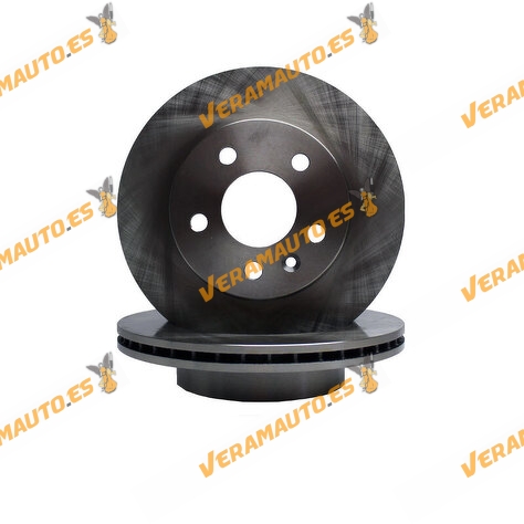 Kit 2 Brake Discs ABAKUS 231-03-037 | Mercedes Vito (W638) from 1996 to 2003 | OE A6384210112 | 6384210112