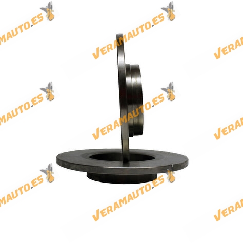 Kit 2 Brake Discs ABAKUS 231-03-018 | Front Axle | Dacia | Renault Thalia Twingo | Smart FourFour | OE 7701208252