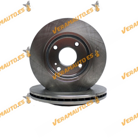 Kit 2 Brake Discs ABAKUS 231-03-045 FORD Fiesta VI from 2008 to 2017 | Front Axle | OE 8V511125AD | 1679853 | 1546835