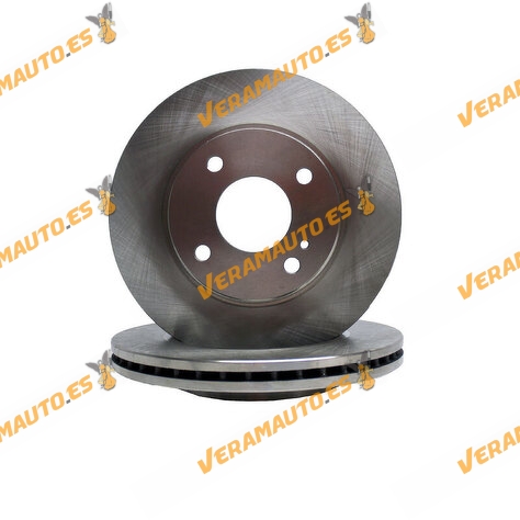Kit 2 Brake Discs ABAKUS 231-03-045 FORD Fiesta VI from 2008 to 2017 | Front Axle | OE 8V511125AD | 1679853 | 1546835