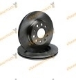 Kit 2 Brake Discs ABAKUS 231-03-005 | Front Axle | AUDI A3 | SEAT Leon | SKODA | Volkswagen Caddy Golf | 1K0615301AC