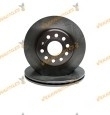 Kit 2 Brake Discs ABAKUS 231-03-005 | Front Axle | AUDI A3 | SEAT Leon | SKODA | Volkswagen Caddy Golf | 1K0615301AC