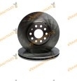 Kit 2 Brake Discs ABAKUS 231-03-012 | Front Axle | VAG Group | OE 1K0615301AA | 5C0615301B | 5C0615301E | 5Q0615301F