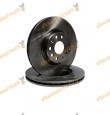 Kit 2 Discos de Freno ABAKUS 231-03-012 | Eje Delantero | Grupo VAG | OE 1K0615301AA | 5C0615301B | 5C0615301E | 5Q0615301F