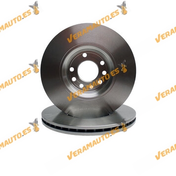 Kit 2 Discos de Freno ABAKUS 231-03-044 | Eje Delantero | Opel Astra H Corsa E Saab 93 | OE 9184405 | 9194477 | 95526651