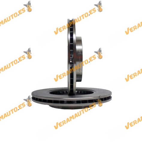 Kit 2 Brake Discs ABAKUS 231-03-006 | Front Axle | FORD Fiesta Focus Fusion Fusion KA Puma | Mazda 2 | OE 1148202 | 1320585