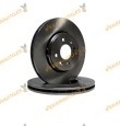 Kit 2 Brake Discs ABAKUS 231-03-007 | Front Axle | Ventilated | Renault | Dacia | OE 7700426389 | 7701206118