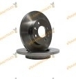 Kit 2 Brake Discs ABAKUS 231-03-015 | Front Axle | Dacia Logan Sandero | Renault Clio Megane | 7700674765 | 7700704705