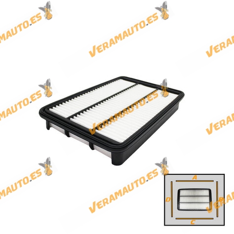 Filtro de Aire SRLine Opel Frontera | Monterrey | Isuzu Trooper | OEM Similar 97064558