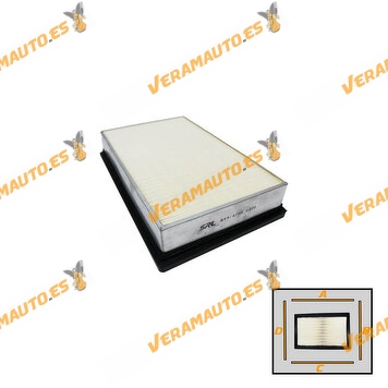 Filtro de Aire SRLine Kia Carnival I | II | Motores 2.5 V6 | 2.9 CRDi | 2.9 TDI | OEM Similar 0K55223603A | 0K55813Z40
