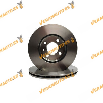 Kit 2 Brake Discs ABAKUS 231-03-041 | Front Axle | SEAT Cordoba Ibiza (6K) | Volkswagen Golf 6N0615301D | 357615301D