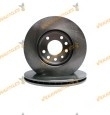 Kit 2 Discos de Freno ABAKUS 231-03-009 | Eje Delantero | Opel Astra Combo Corsa Meriva Zafira | OE 95526655 | 93197592