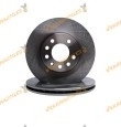 Kit 2 Brake Discs ABAKUS 231-03-009 | Front Axle | Opel Astra Combo Corsa Meriva Zafira | OE 95526655 | 93197592