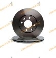 Kit 2 Brake Discs ABAKUS 231-03-013 | Front Axle | Nissan Micra | Renault Clio Megane Twingo | Logan | OE 7701207823