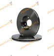 Kit 2 Discos de Freno ABAKUS 231-03-013 | Eje Delantero | Nissan Micra | Renault Clio Megane Twingo | Logan | OE 7701207823