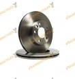 Kit 2 Brake Discs ABAKUS 231-03-034 | Front Axle | Ford Galaxy WGR SEAT Alhambra Volkswagen Sharan 7M | 7M0615301E