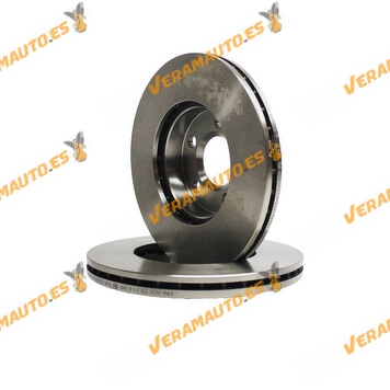 Kit 2 Discos de Freno ABAKUS 231-03-034 | Eje Delantero | Ford Galaxy WGR SEAT Alhambra Volkswagen Sharan 7M | 7M0615301E