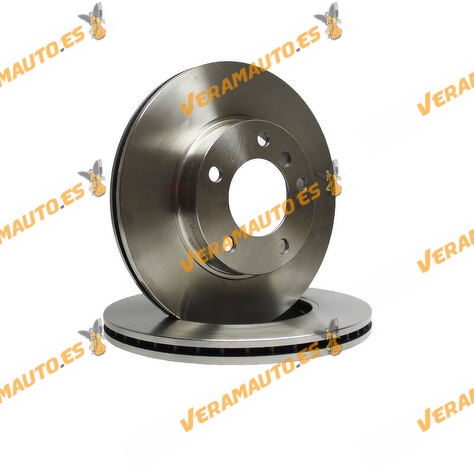 Kit 2 Brake Discs ABAKUS 231-03-036 | BMW 3 Series (E36|E46) | Z3 (E63) Z4 (E85) | OE 34111160674 | 34111162282