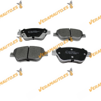 Brake Pads ABAKUS 231-01-024 | Front Axle | Opel Corsa C (X01) Corsa D (S07) | Fiat Doblo (119|223) | 93191697