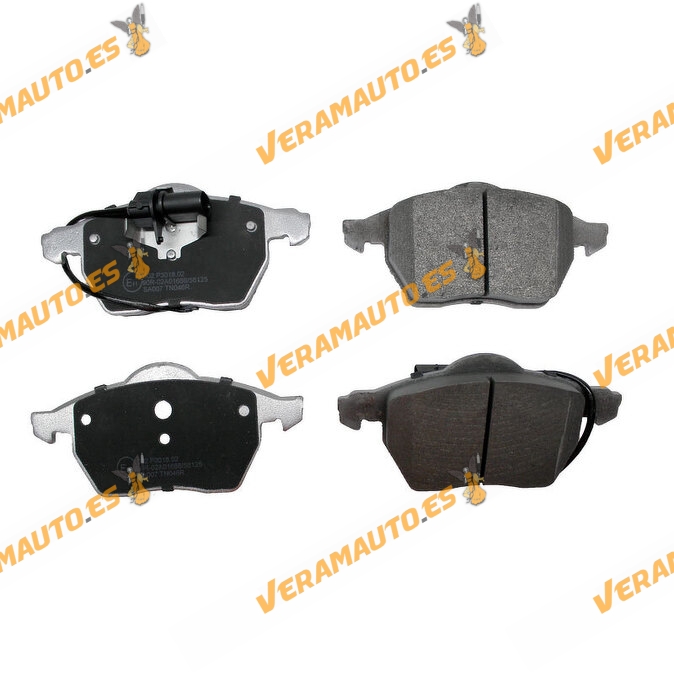 Brake Pads ABAKUS 231-01-002 | Front Axle | Audi A6 C5 (4B2) 1997 to 2005 | TT (8N3) 1998 to 2006 | OE 4B0698151N