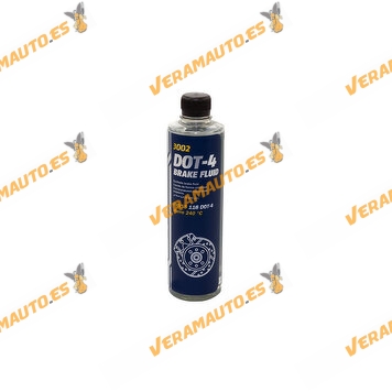 Brake Fluid | Clutch Fluid MANNOL 450ml DOT 4 | FMVSS 116 DOT 3 | FMVSS 116 DOT 4 | SAE J1703 | ISO 4925 3 | ISO 4925 4