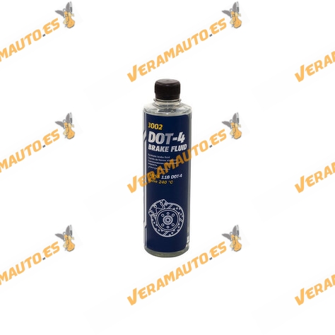Líquido de Frenos | Embrague MANNOL 450ml DOT 4 | FMVSS 116 DOT 3 | FMVSS 116 DOT 4 | SAE J1703 | ISO 4925 3 | ISO 4925 4