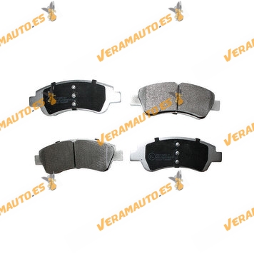 ABAKUS 231-01-008 Opel Brake Pads | PSA Front Axle | Not Prepared | Wear Indicator | BOSCH System 1610489680
