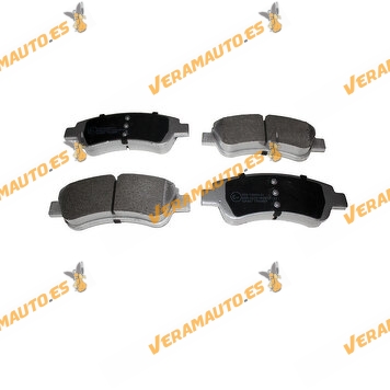 ABAKUS 231-01-008 Opel Brake Pads | PSA Front Axle | Not Prepared | Wear Indicator | BOSCH System 1610489680