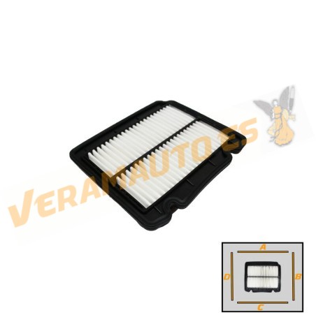 Chevrolet Aveo SRLine Air Filter | Daewoo Kalos Lacetti | OEM Similar to 42386928 | 96536696