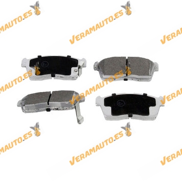 ABAKUS Brake Pads 231-01-149 Front Axle | Nissan Micra K13 Note E12 Tiida | Akebono Brake System | D10601HJ0A