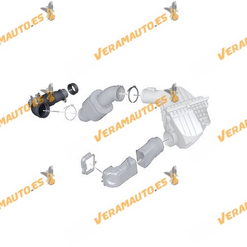 Air Filter Intake Hose BMW F20|F21|F22|F23|F30|F31|F32|F10|F11|X1(E84)|X3(F25)|X4(F26)|X5(F15)|Z4(E89) | 13717605638
