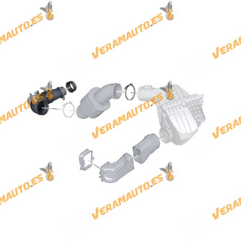 Air Filter Intake Hose BMW F20|F21|F22|F23|F30|F31|F32|F10|F11|X1(E84)|X3(F25)|X4(F26)|X5(F15)|Z4(E89) | 13717605638