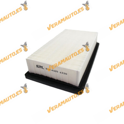 SRLine Air Filter Renault Avantime | Space III | Saab 9-3 | 900 II | OEM Similar to 104236030