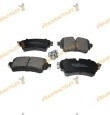 Brake Pads Audi A4 A5 A6 A7 A8 Q5 Q7 | Volkswagen Touareg | Rear | Prepared Wear Indicator | Abakus | OE 4N0698451