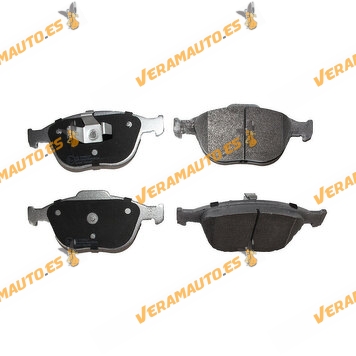 Brake Pads Ford Fiesta Focus Ka Puma Transit | ABAKUS   | Front Axle | Not Prepared Wear Indicator | OE 1355950