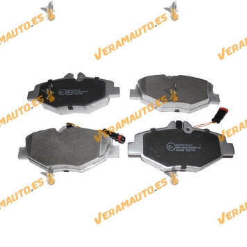 Brake Pads Abakus | Mercedes E Class (W210|W211) | Front axle | Prepared for Wear Indicator | OEM 0034206520
