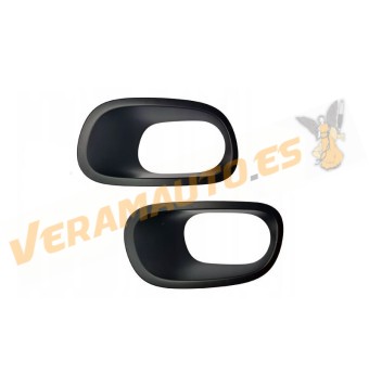 Bumper Fog Light Grille Set | Citroen C3 2016 to 2020 | Right and Left | 2-Piece Set | OEM 1618082380