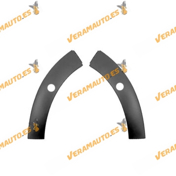 Cerco de Aleta | Kit 2 Molduras de Aleta | Citroen C3 2016 a 2023 | Delanteras | Derecha e Izquierda | OEM Similar a 1618037580