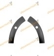 Front Bumper Trim | 2-Piece Front Bumper Trim Kit | Citroen C3 2016 to 2023 | Front | Right and Left | OEM Similar to 1618037580