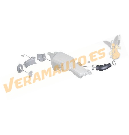 Air Filter Hose | Intake Silencer Duct for BMW F20 F21 F30 F31 1.6 from 2011 to 2019 | OE 13717597586