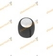 Pomo Palanca Cámbios Manual | Alfa Romeo 147 156 159 GT Brera Spider | 6 Velocidades | Negro y Cromado | OEM 55344209